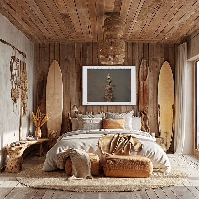 Wooden Framed Poster - Iguazu Falls 001